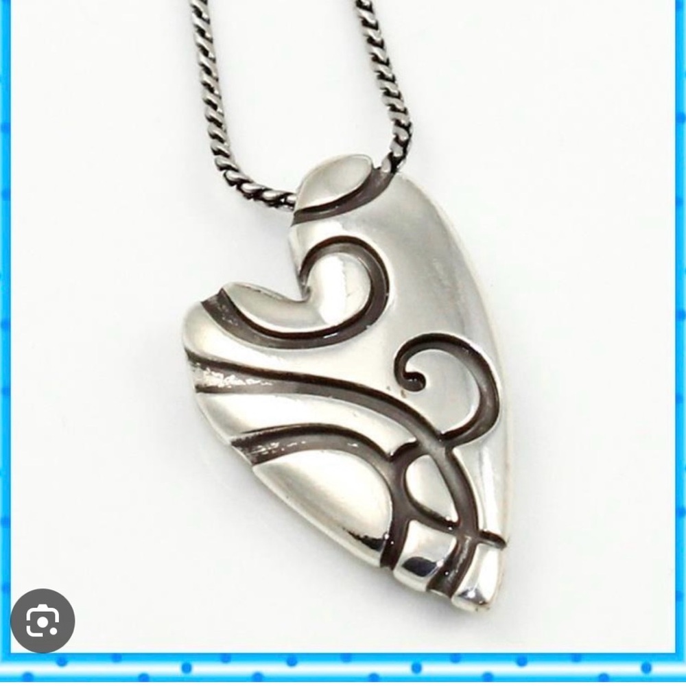 Brighton Elegant Silver Heart Pendant Necklace